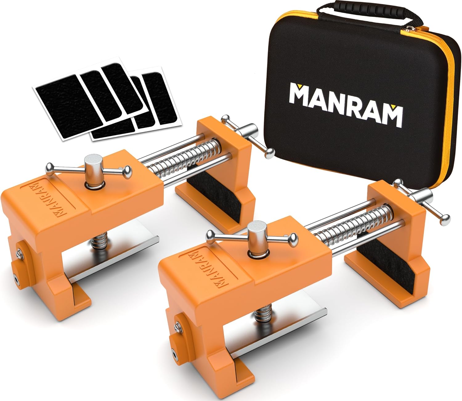 Cabinet Clamps 2 Pack - Protective Case Included - Claw for Cabinets. Face Frame